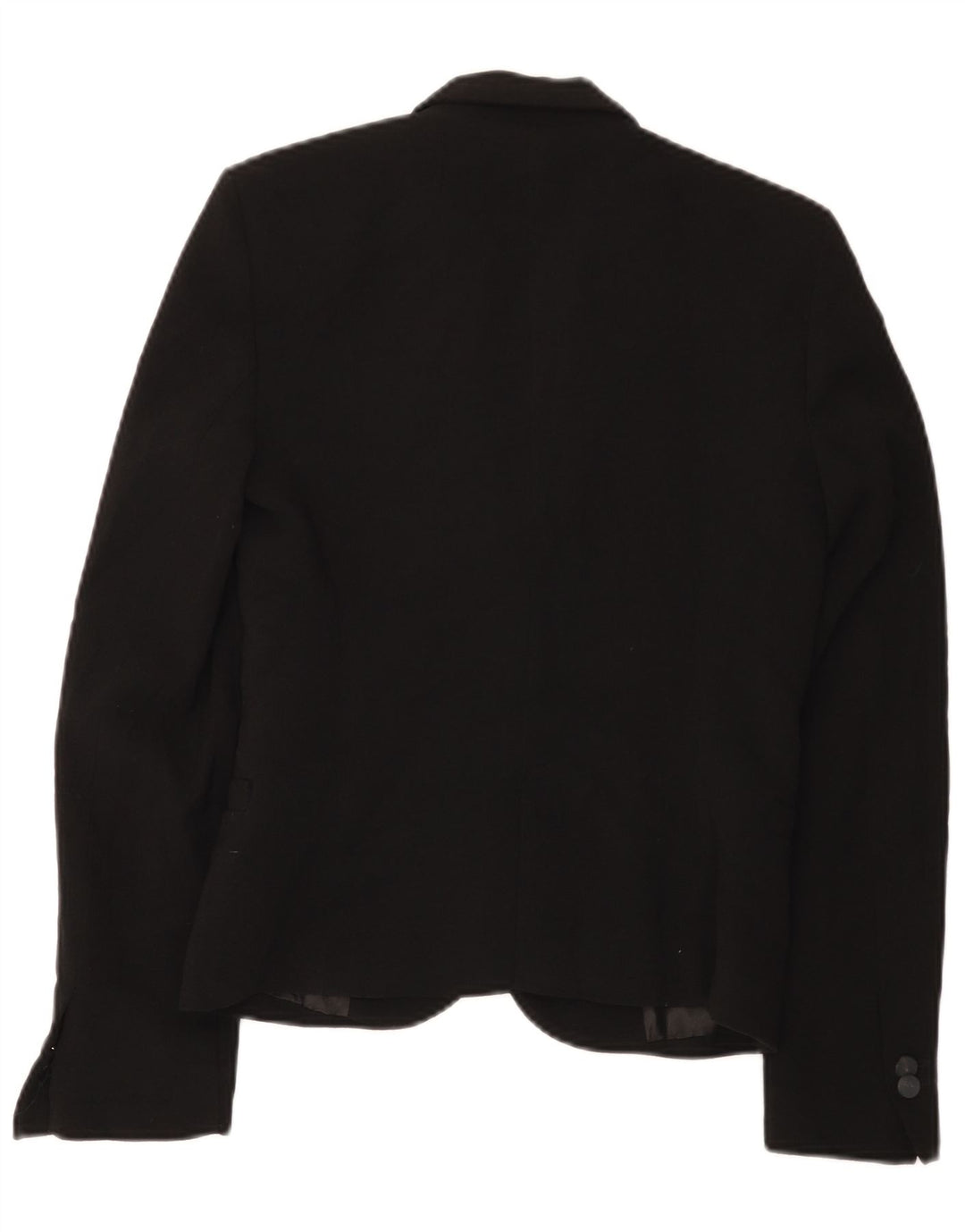 Zara Womens 1 Button Blazer Jacket UK 6 XS Black