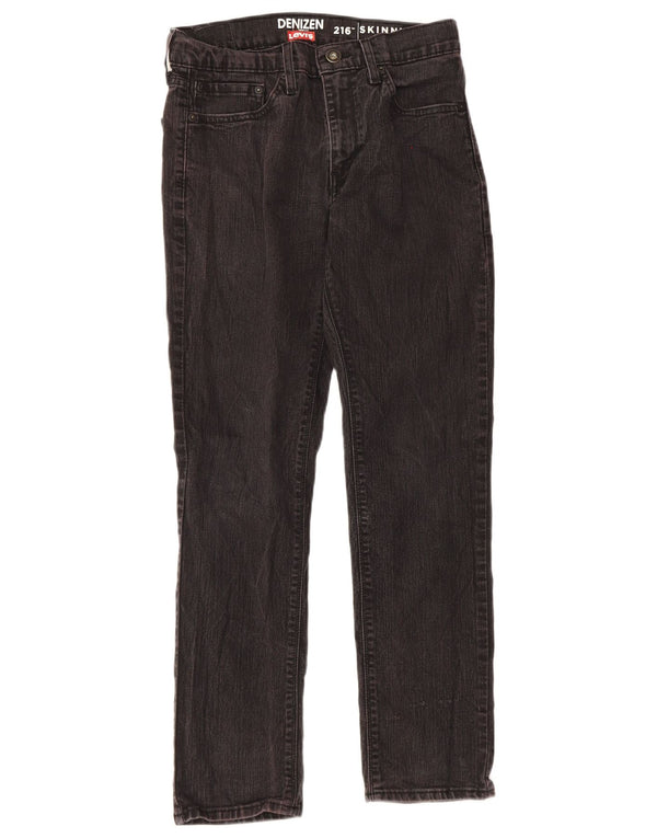 Levi's Mens 216 Skinny Jeans W31 L30 Black Cotton