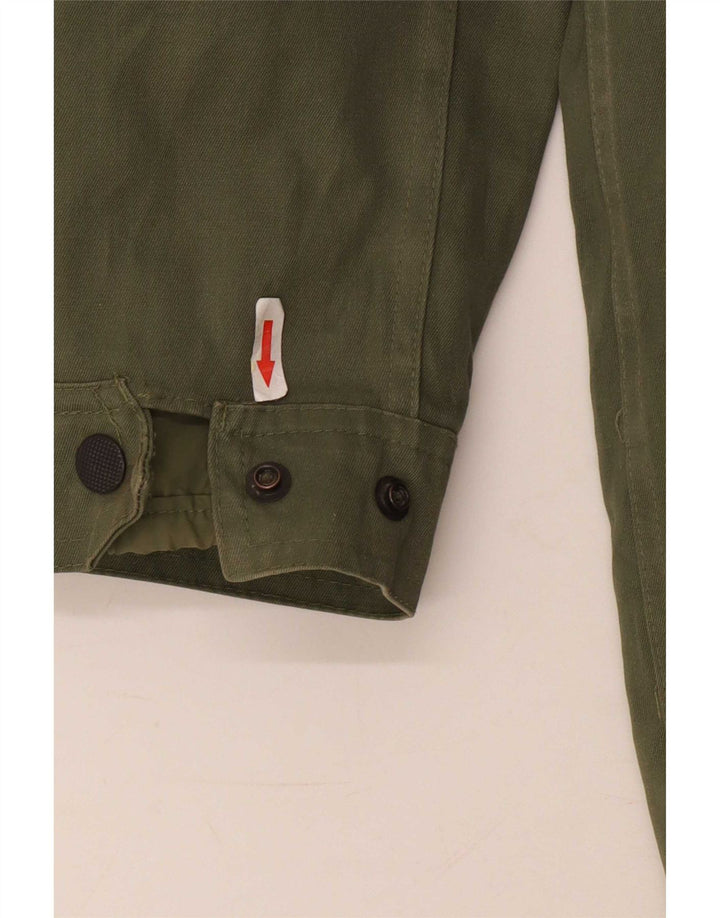 Vintage Mens Parka Jacket IT 50 Large Khaki