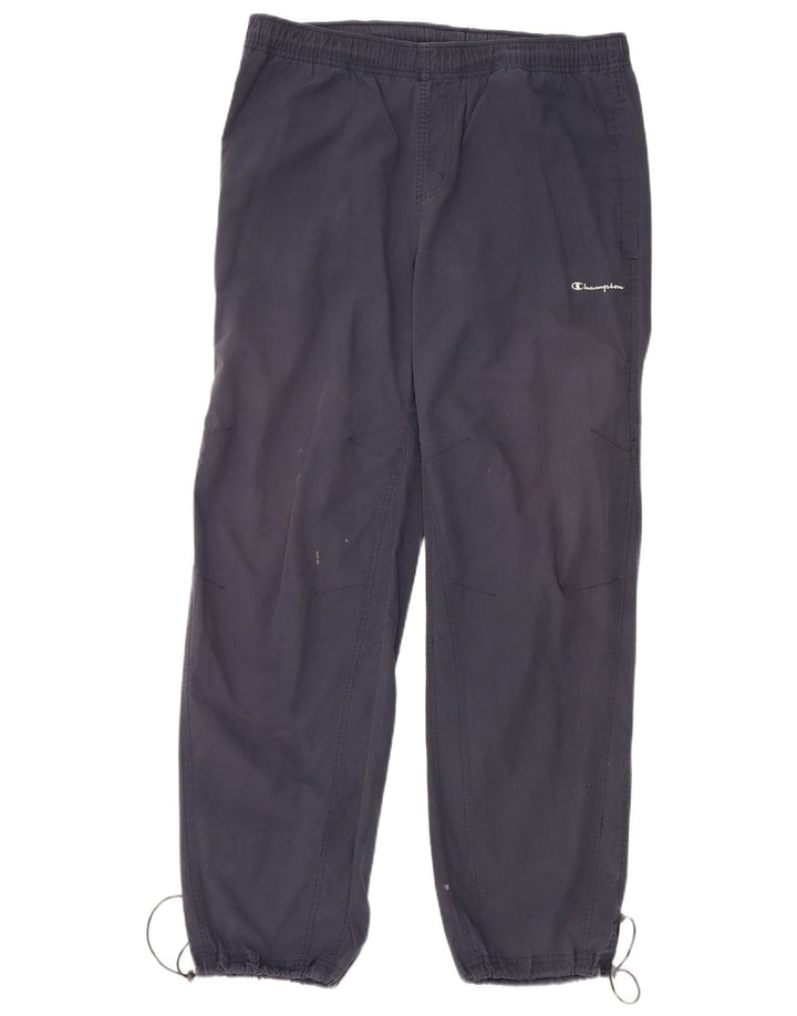 Champion Mens Tracksuit Trousers Joggers Medium Navy Blue