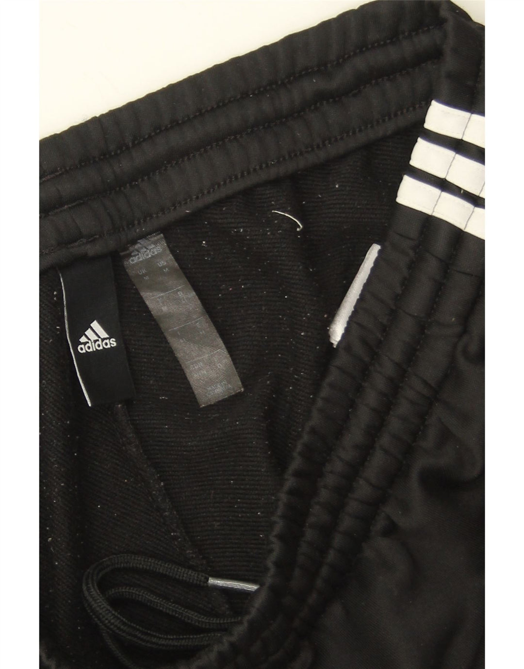 Adidas Womens Tracksuit Trousers UK 12 Medium  Black Colourblock Polyester
