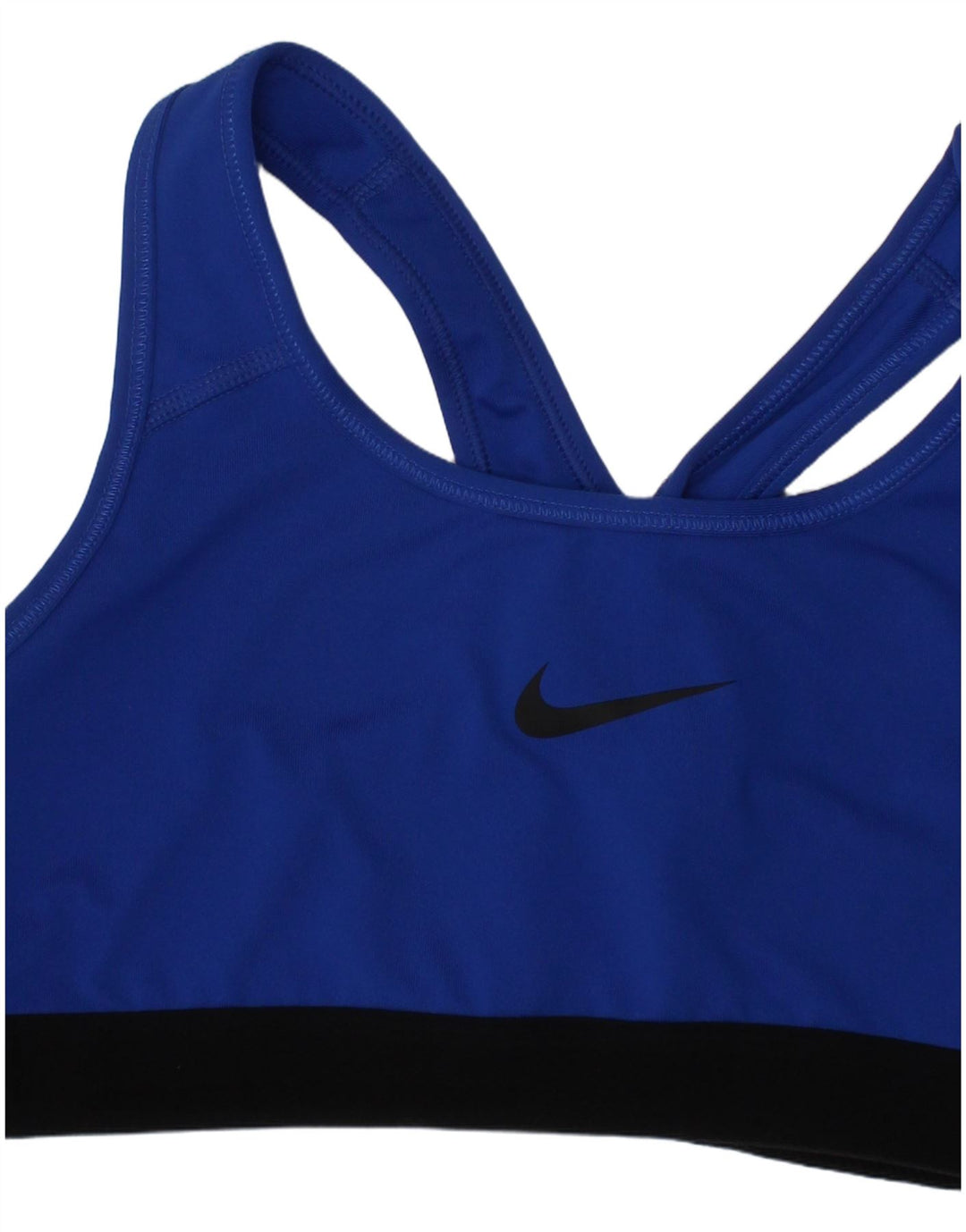 Nike Womens Sport Bra Top Small Blue Polyester Sports