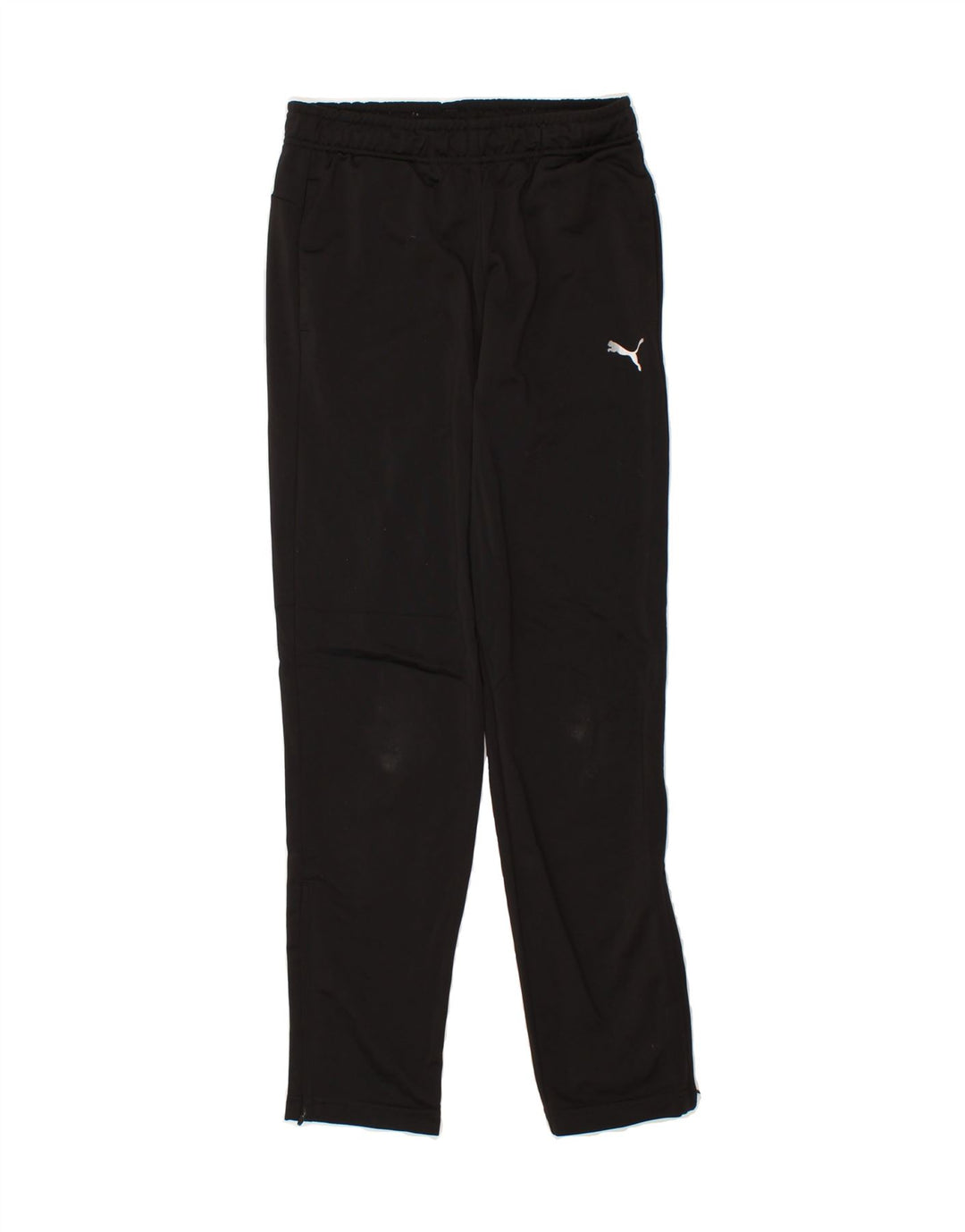 PUMA Boys Tracksuit Trousers 13-14 Years XL Black Polyester Vintage Puma and Second-Hand Puma from Messina Hembry 