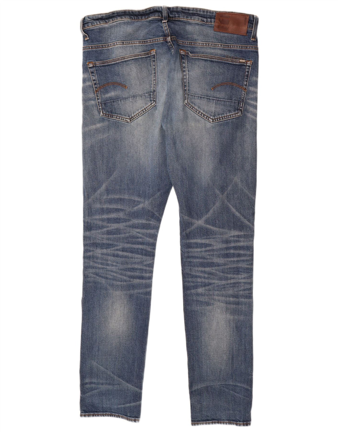 G-STAR Mens 3301 Tapered Jeans W36 L34 Blue