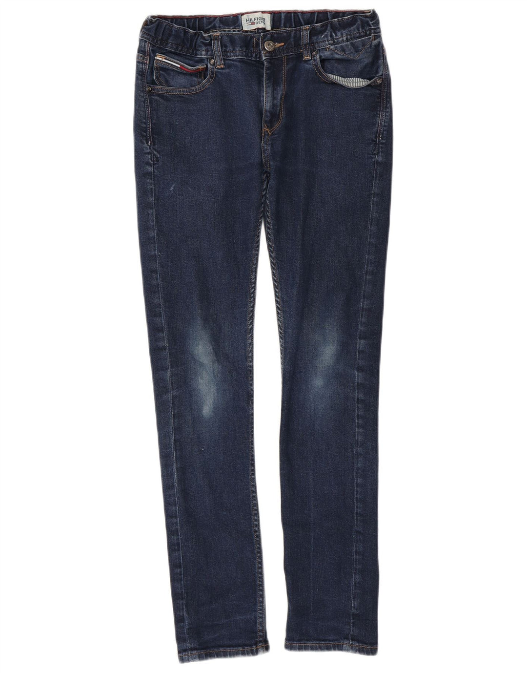 TOMMY HILFIGER Boys Skinny Jeans 13-14 Years W28 L29 Blue Cotton