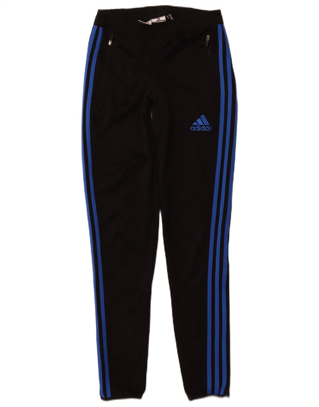 ADIDAS Womens Climacool Tracksuit Trousers UK 6 XS Black Colourblock