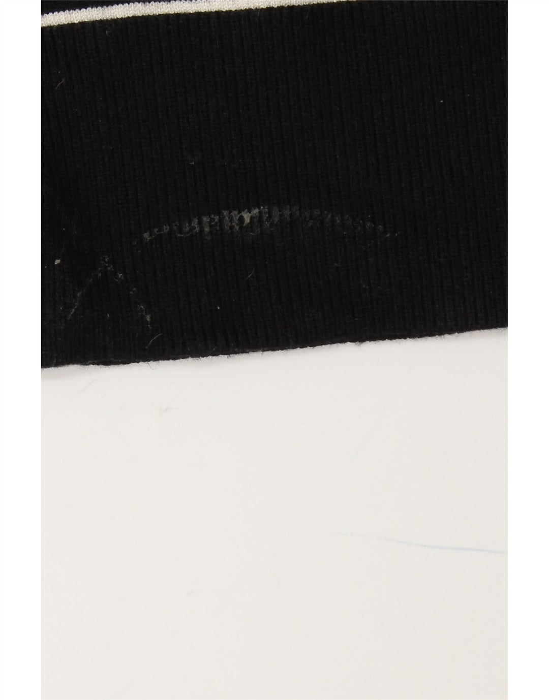 ZARA Womens Long Sleeve Jumper Dress UK 18 XL Black Striped Viscose