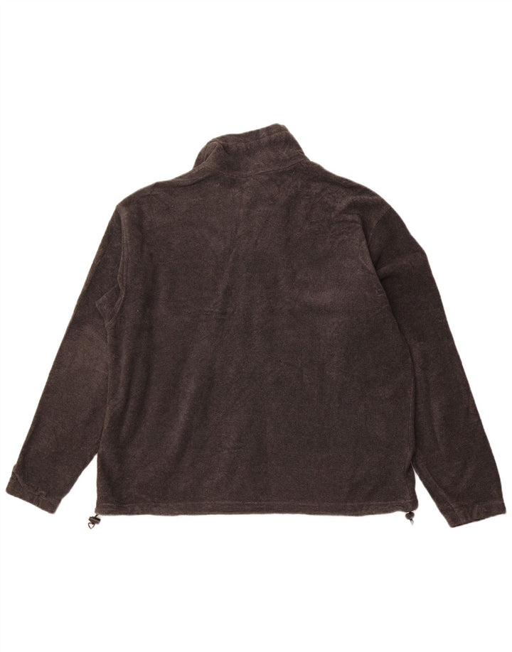 COLUMBIA Mens Fleece Jacket UK 42 XL Grey Polyester