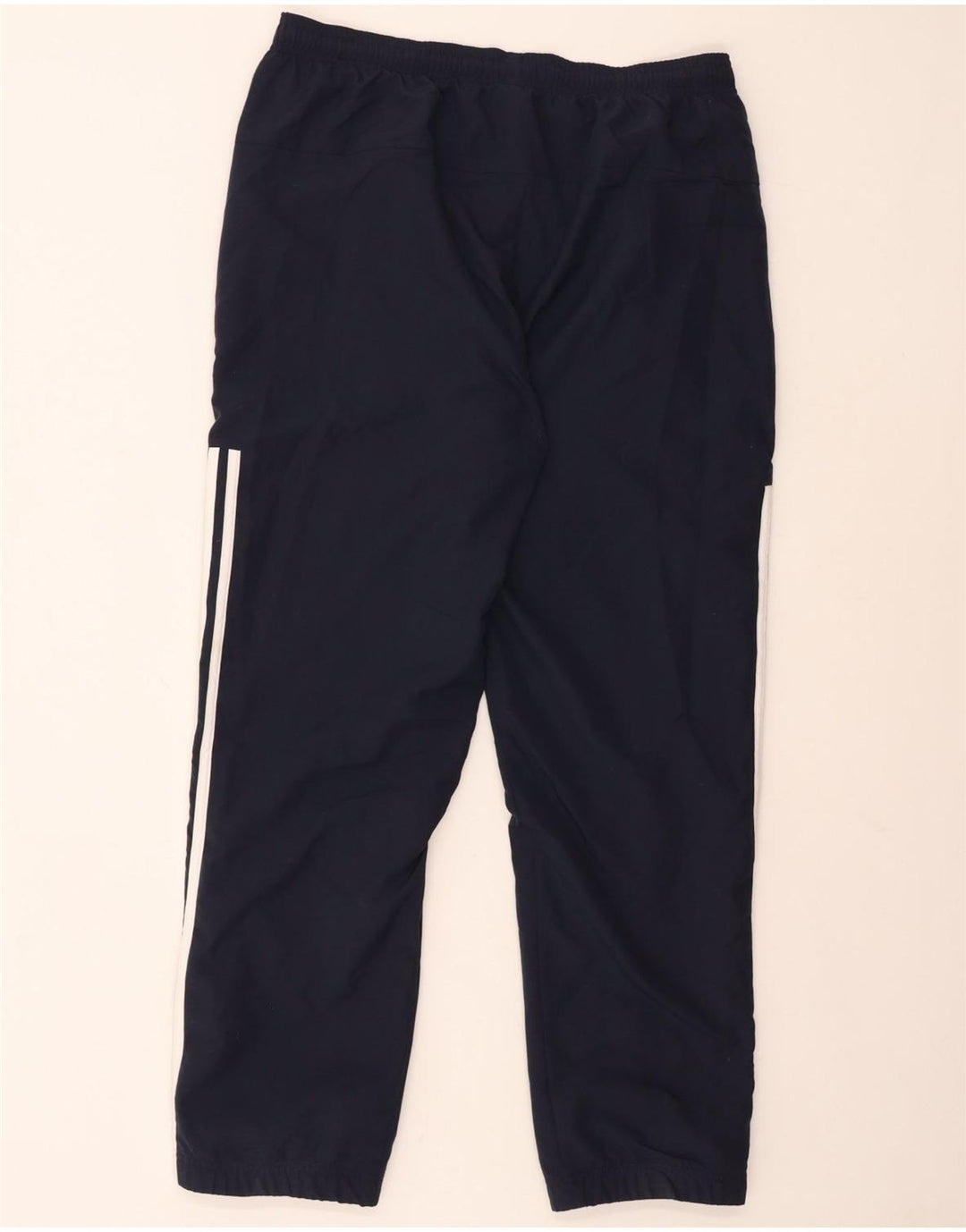 ADIDAS Mens Tracksuit Trousers Joggers Large  Navy Blue Polyester