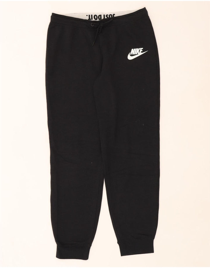 Nike Mens Tracksuit Trousers Joggers Large  Black Cotton