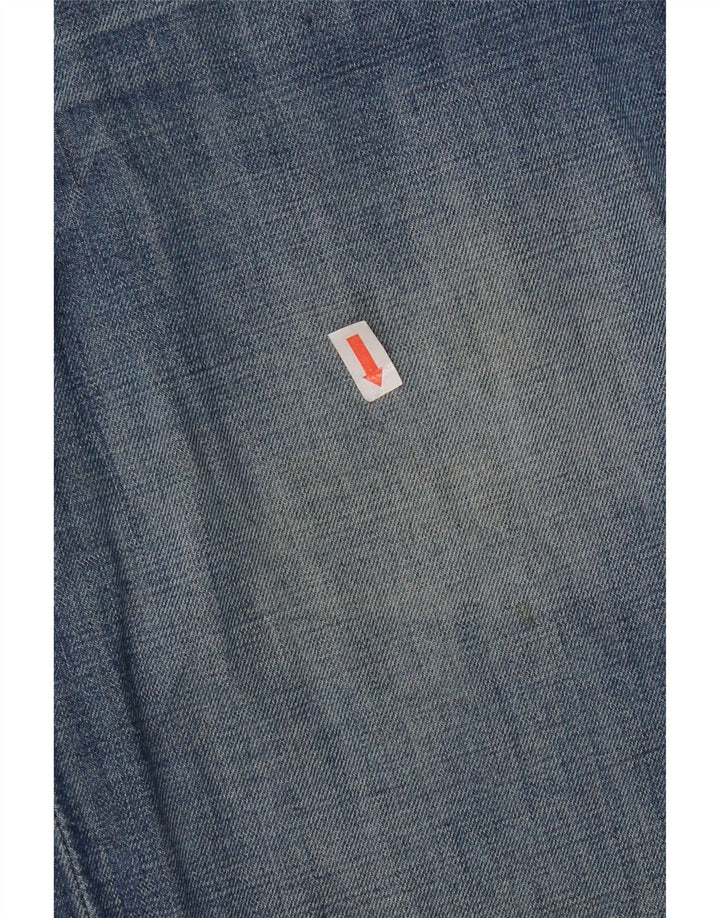 Marlboro Classics Mens Denim Shorts W36 Large Blue Cotton