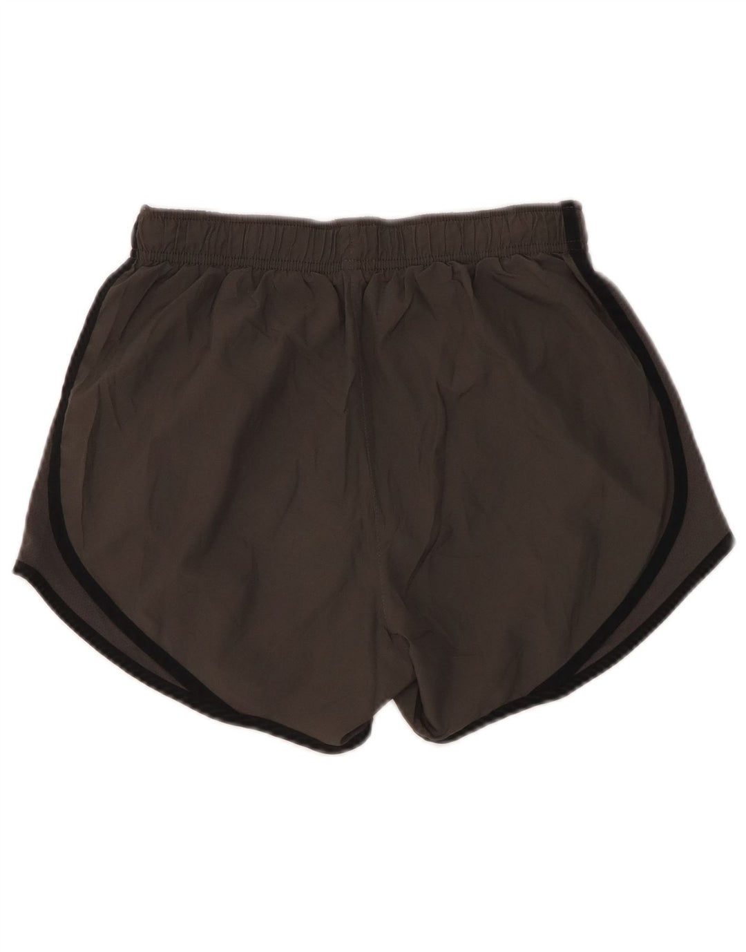 NIKE Womens Dri Fit Sport Shorts UK 8 Small Khaki Polyester