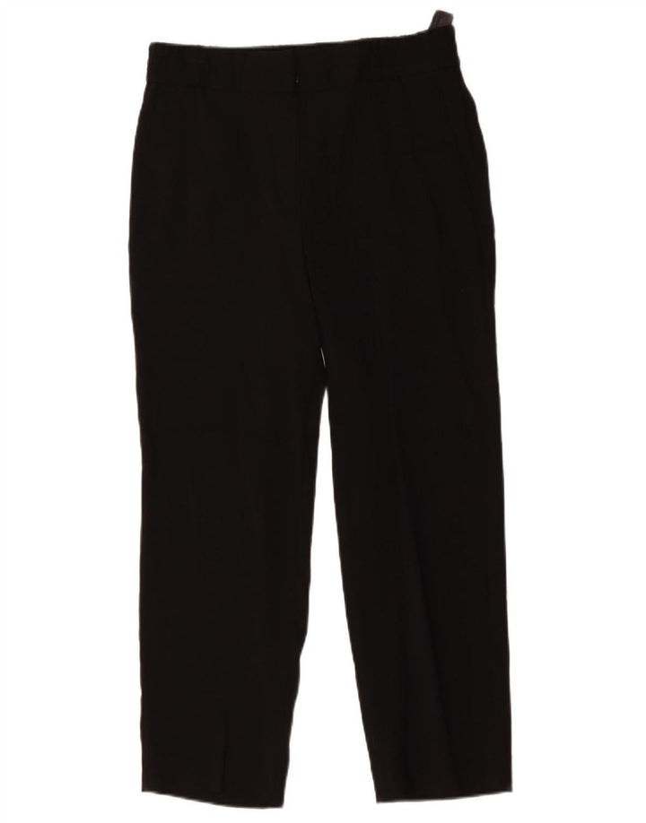 MASSIMO DUTTI Womens Straight Suit Trousers EU 40 Medium W30 L26 Black