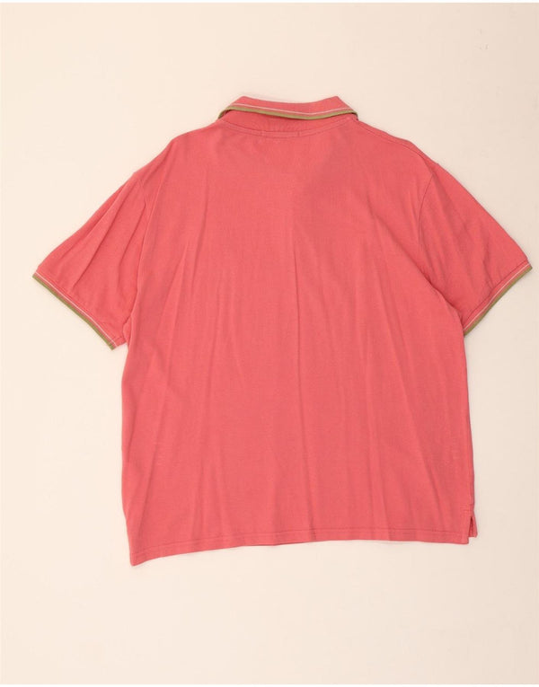 Trussardi Mens Polo Shirt 2XL Pink Cotton