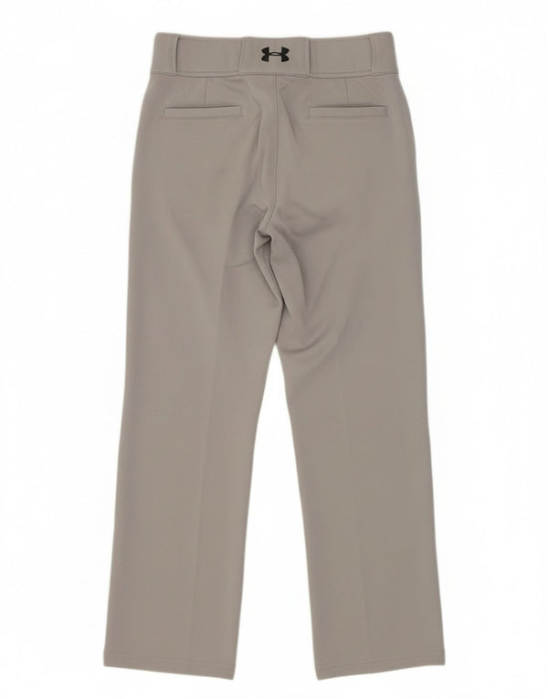 Under Armour Boys Straight Casual Trousers 9-10 Years Medium W26 L28 Grey