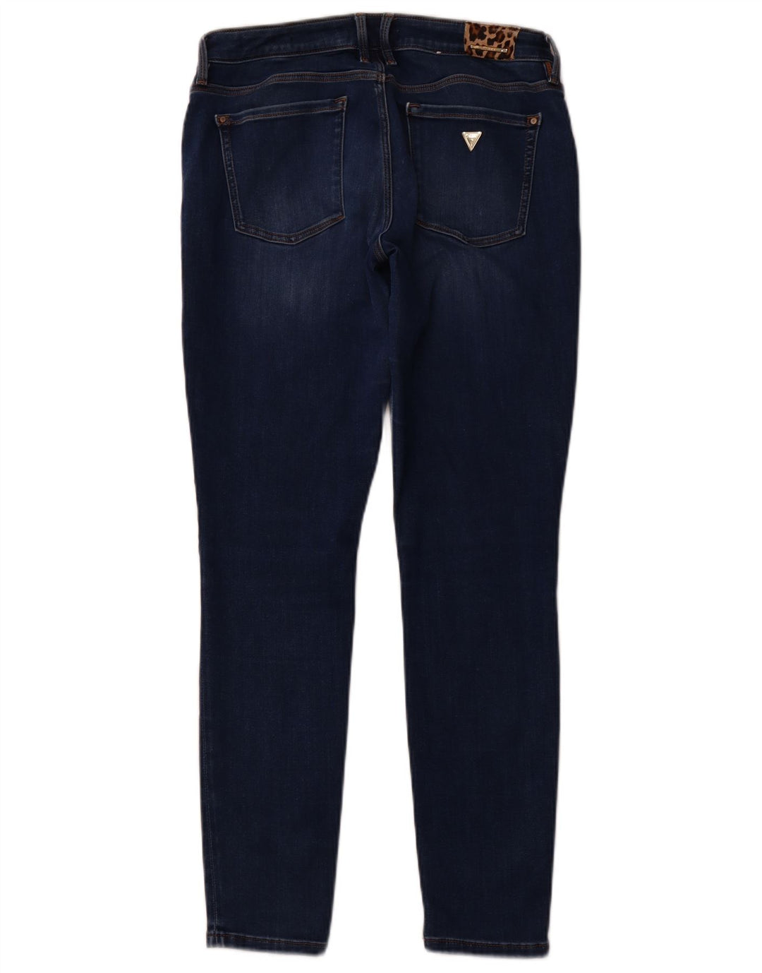 GUESS Womens Annette Skinny Jeans W31 L29 Navy Blue Cotton