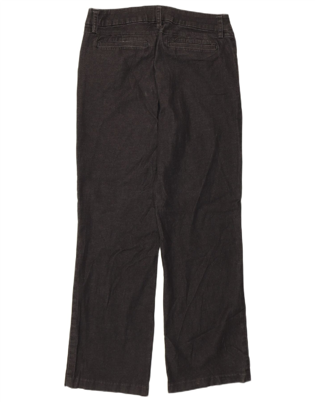 LEE Womens Modern Series Straight Casual Trousers US 14 XL W36 L31 Black