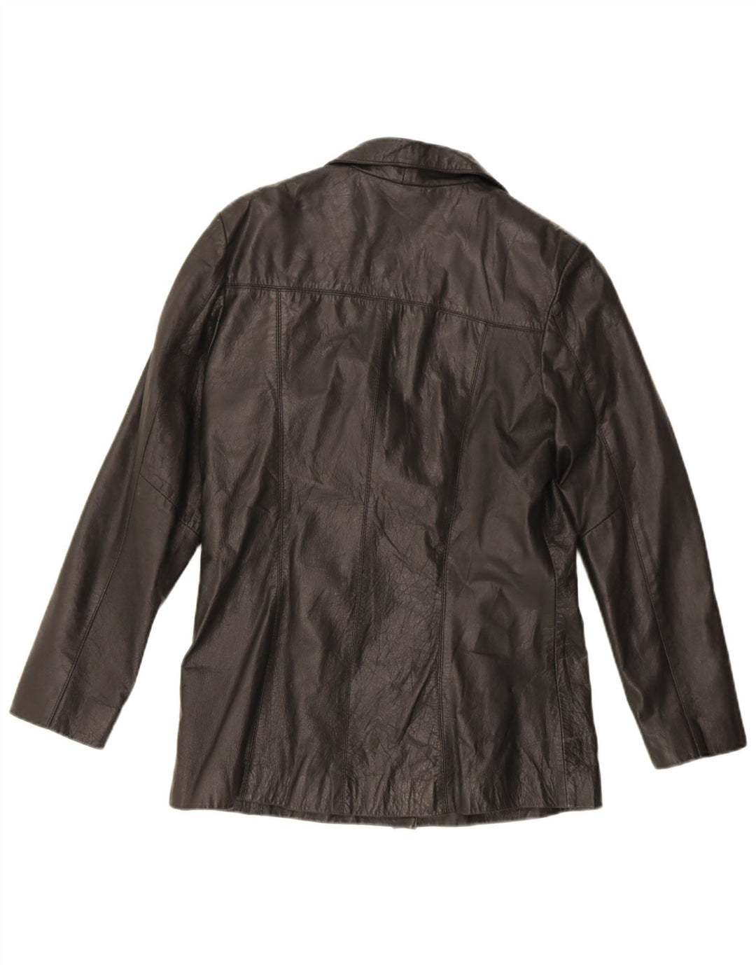 Saki Womens Leather Jacket EU 40 Medium Black Leather