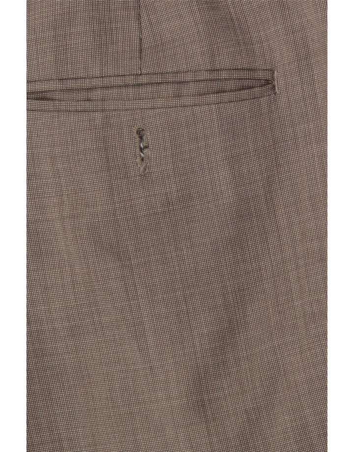 Marks & Spencer Mens Straight Suit Trousers W40 L32 Grey