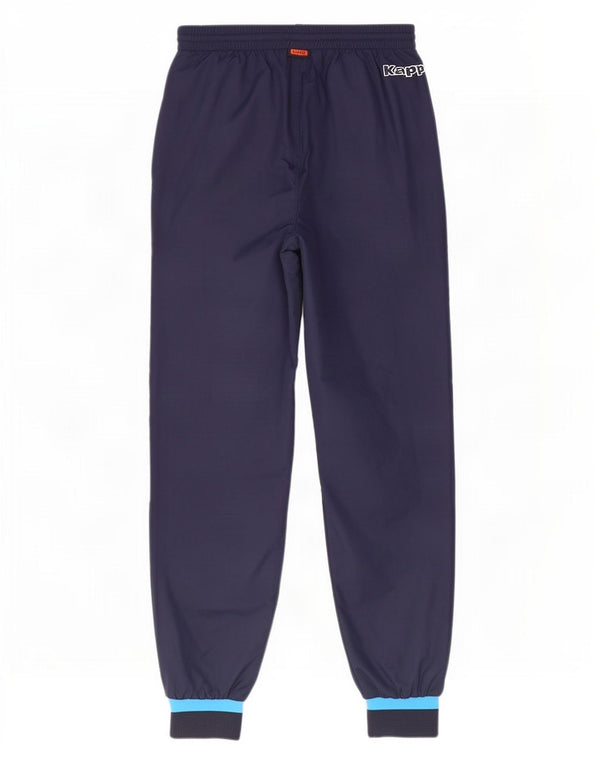 Kappa Mens Napoli Tracksuit Trousers Joggers Small Navy Blue Colourblock