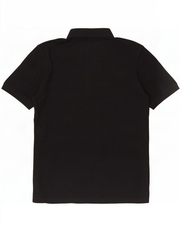 Kappa Mens Polo Shirt Medium Black Cotton