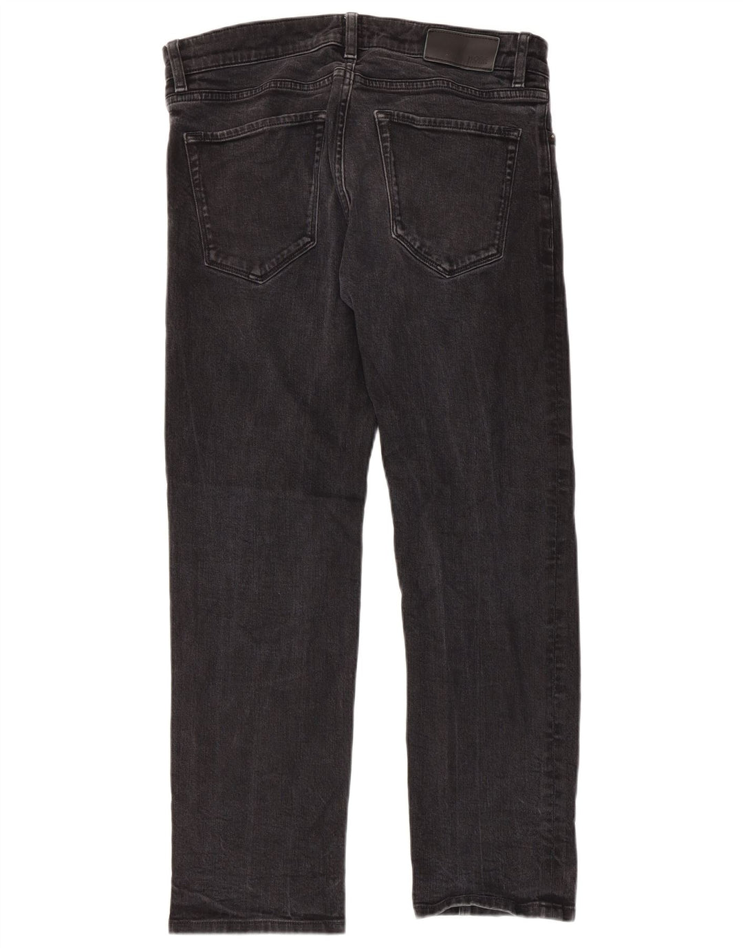 Hugo Boss Mens Straight Jeans W32 L27 Grey Cotton