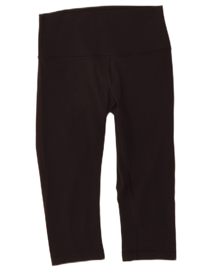 LULULEMON Womens Capri Leggings US 6 Medium  Black Nylon