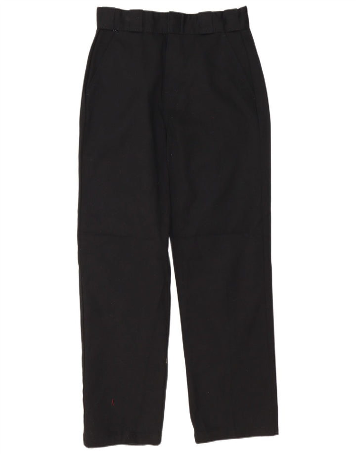 Dickies Mens Straight Chino Trousers W26 L29 Black Polyester