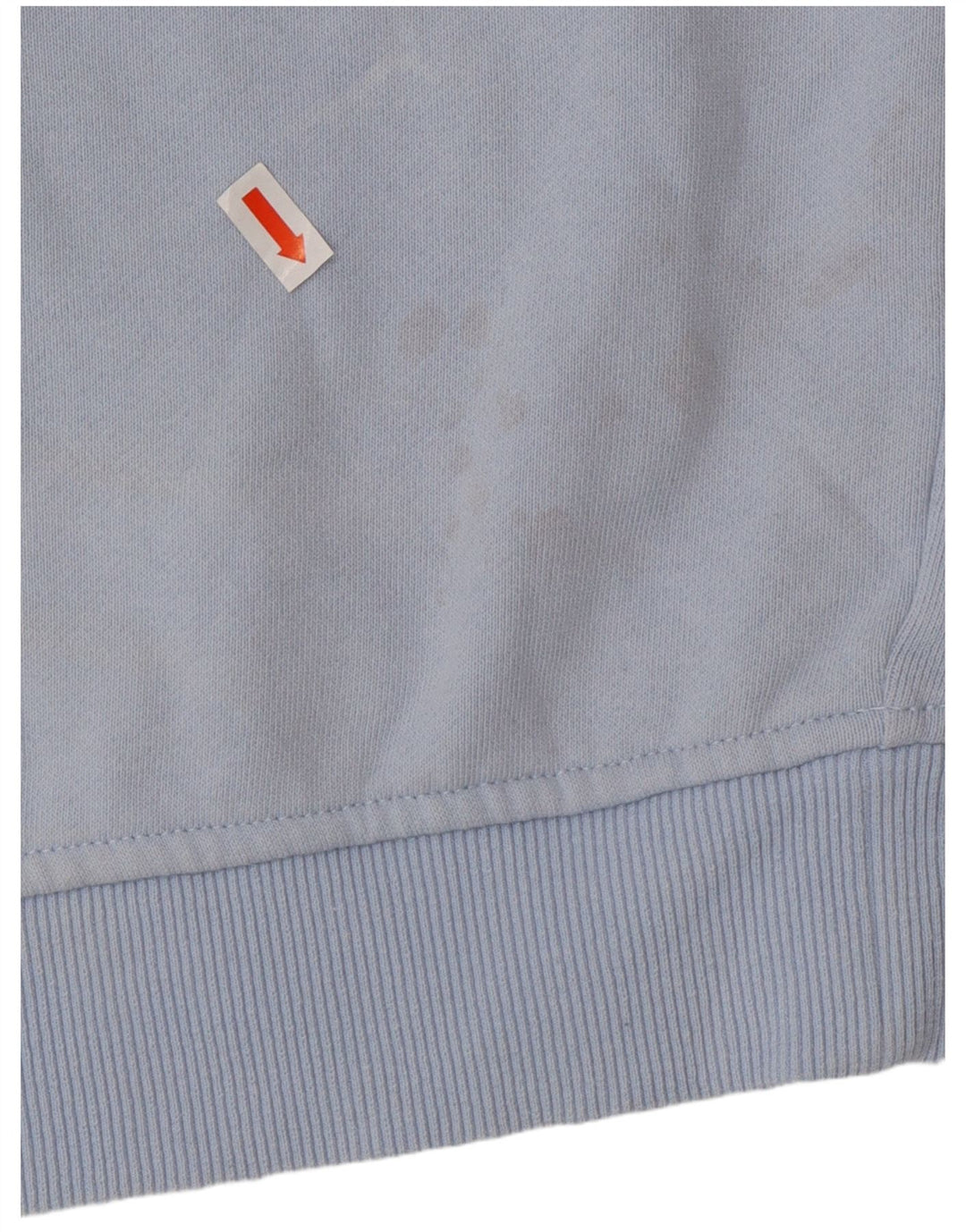 FILA Womens Graphic Sweatshirt Jumper UK 14 Medium Blue Colourblock Cotton