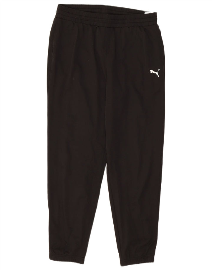 PUMA Mens Tracksuit Trousers Joggers Medium  Black Polyester