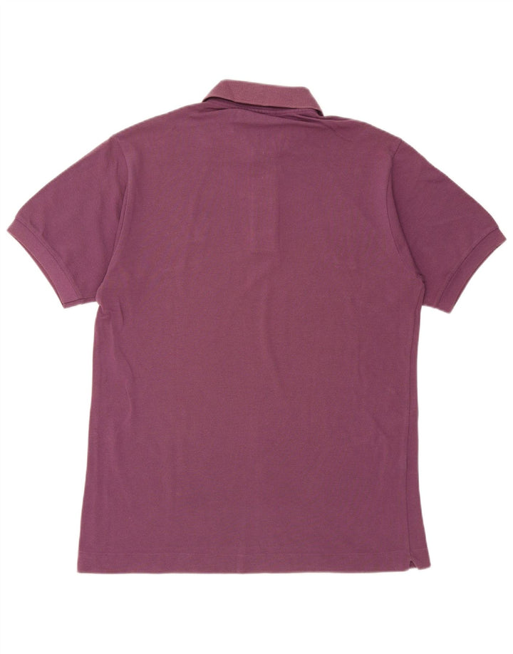 Lacoste Mens Polo Shirt Size 3 Small Purple Cotton