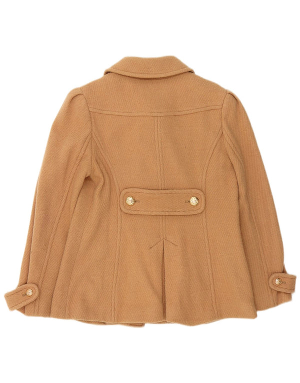 Juicy Couture Womens Duffle Jacket UK 12 Medium Brown Wool