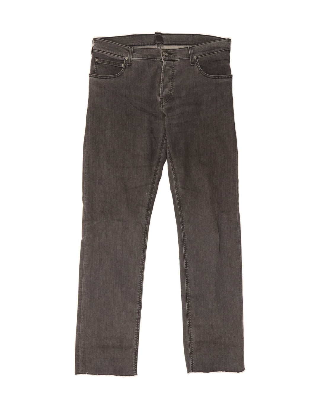 LEE Mens Power Straight Jeans W36 L31 Grey Cotton Vintage Lee and Second-Hand Lee from Messina Hembry 