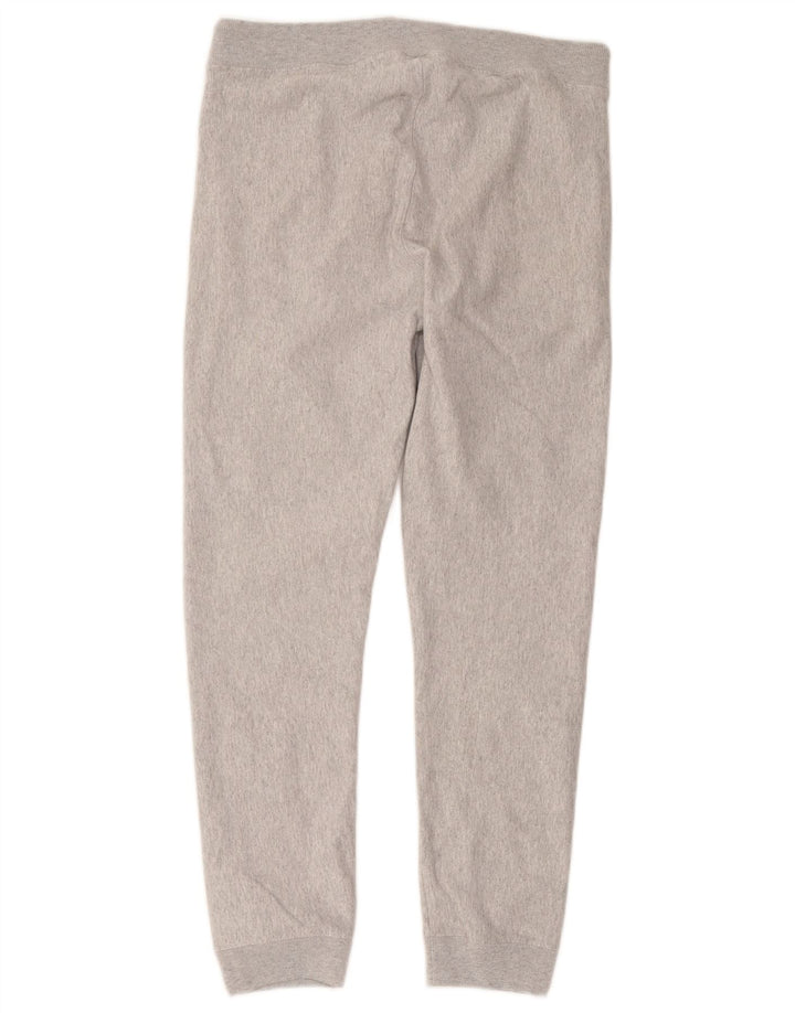 Champion Womens Reverse Weave Tracksuit Trousers Joggers UK 14 Medium Grey