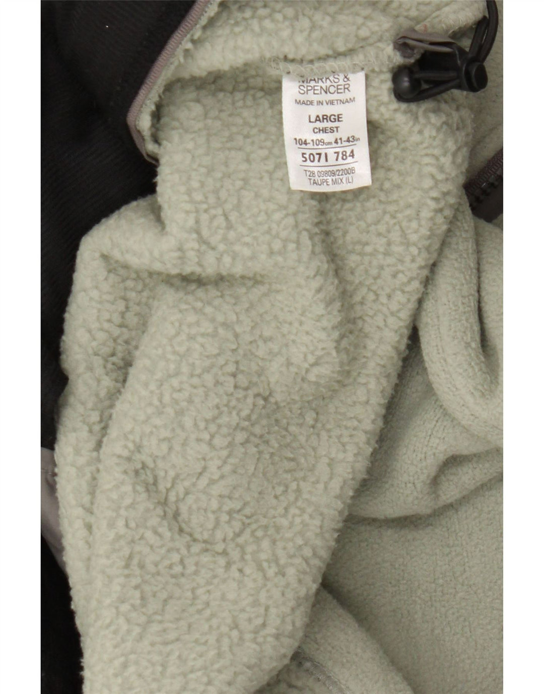 Marks & Spencer Mens Blue Harbour Fleece Jacket UK 40 Large Green