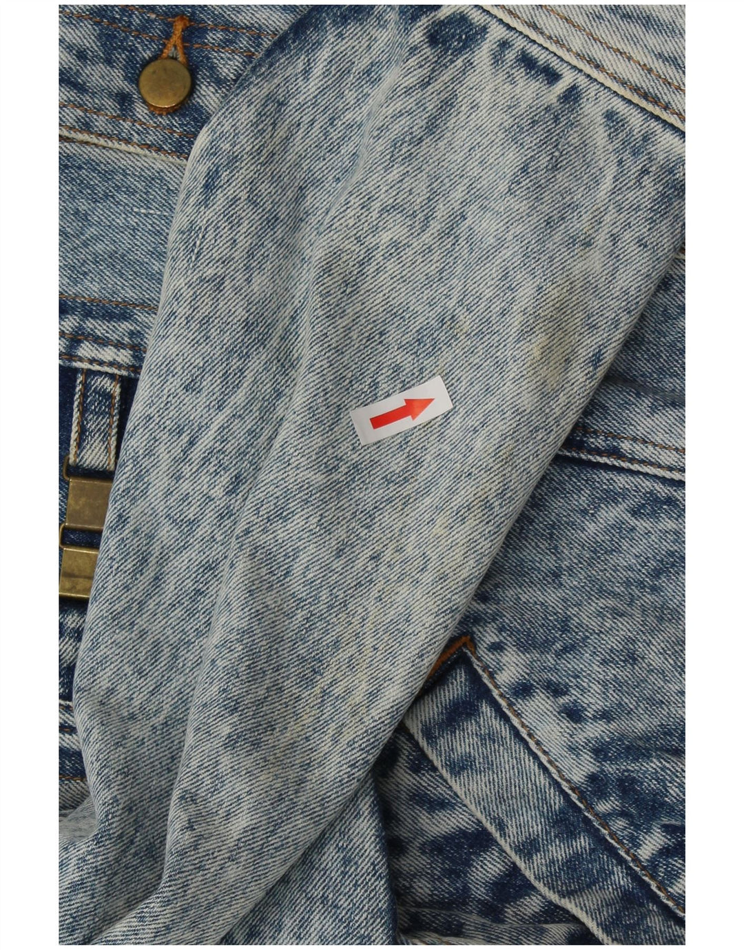 VINTAGE Mens Denim Jacket UK 42 XL Blue