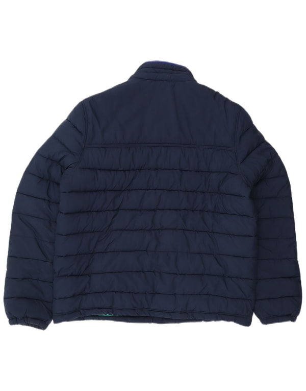 Tommy Hilfiger Mens Padded Jacket UK 42 XL Navy Blue Polyester
