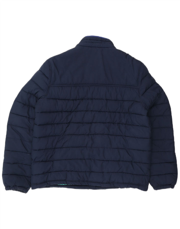 Tommy Hilfiger Mens Padded Jacket UK 42 XL Navy Blue Polyester