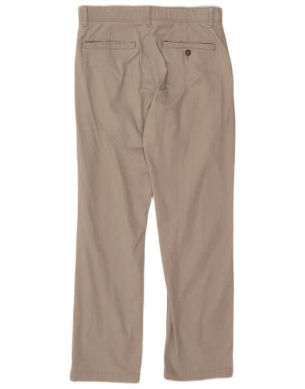 LEE Mens Extreme Comfort Relaxed Fit Chino Trousers  W30 L32 Beige Cotton