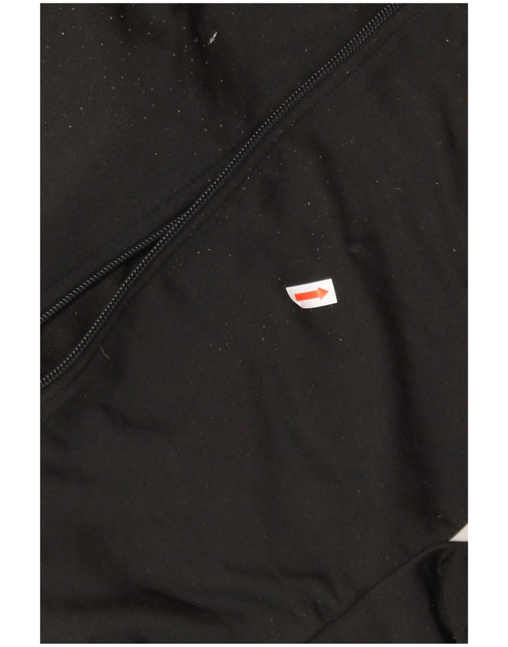 PUMA Womens Tracksuit Top Jacket UK 8 Small Black Colourblock Polyester