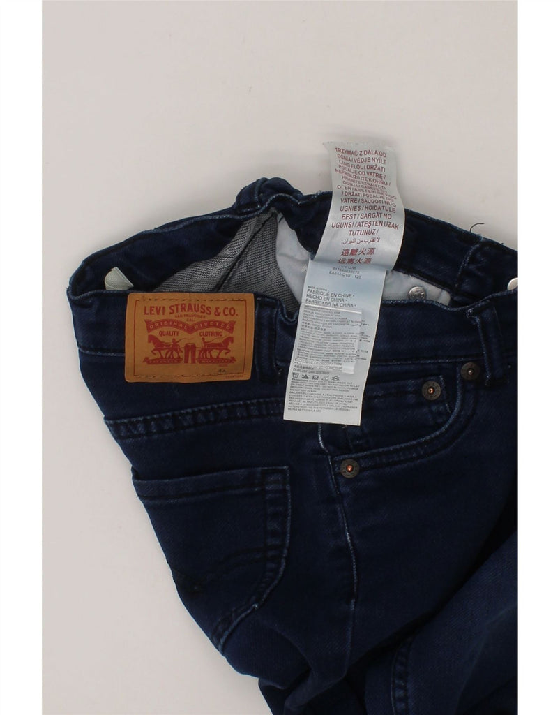 LEVI'S Girls 510 Skinny Jeans 4-5 Years W20 L16 Blue Cotton Vintage Levi's and Second-Hand Levi's from Messina Hembry 