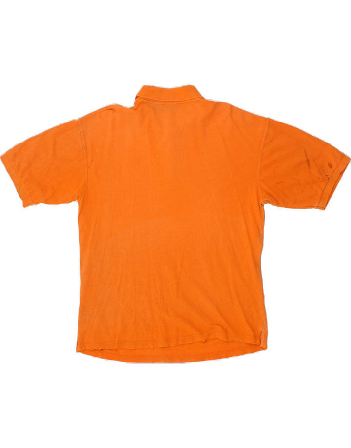 FILA Mens Polo Shirt 2XL Orange Cotton Vintage Fila and Second-Hand Fila from Messina Hembry 