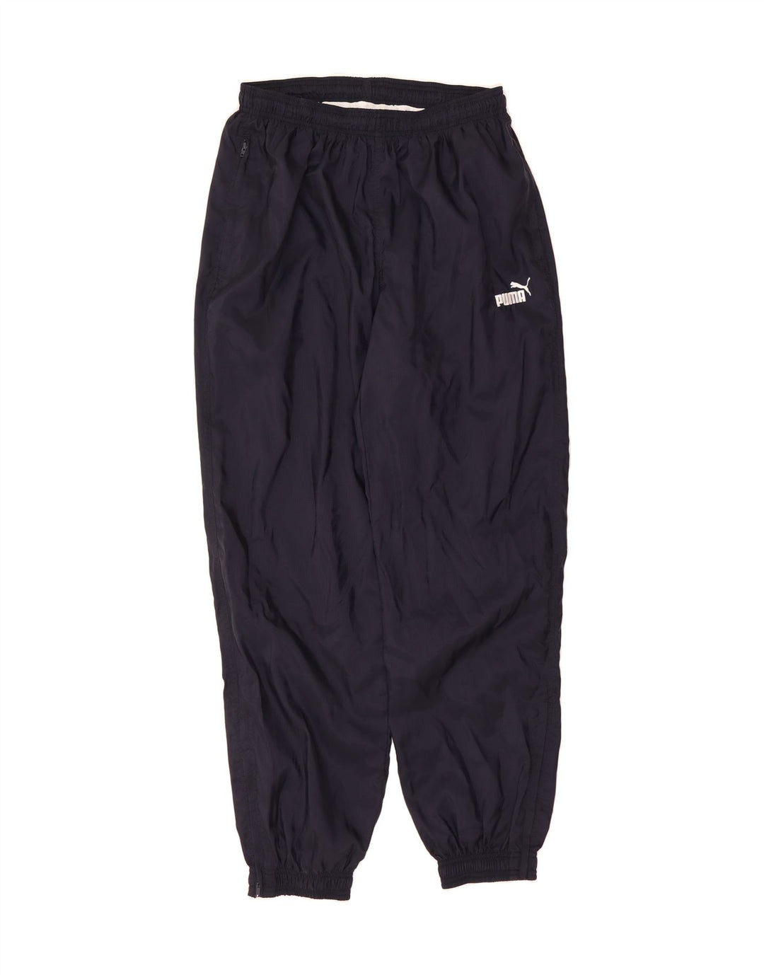 PUMA Mens Tracksuit Trousers Joggers XL  Navy Blue Polyester Vintage Puma and Second-Hand Puma from Messina Hembry 