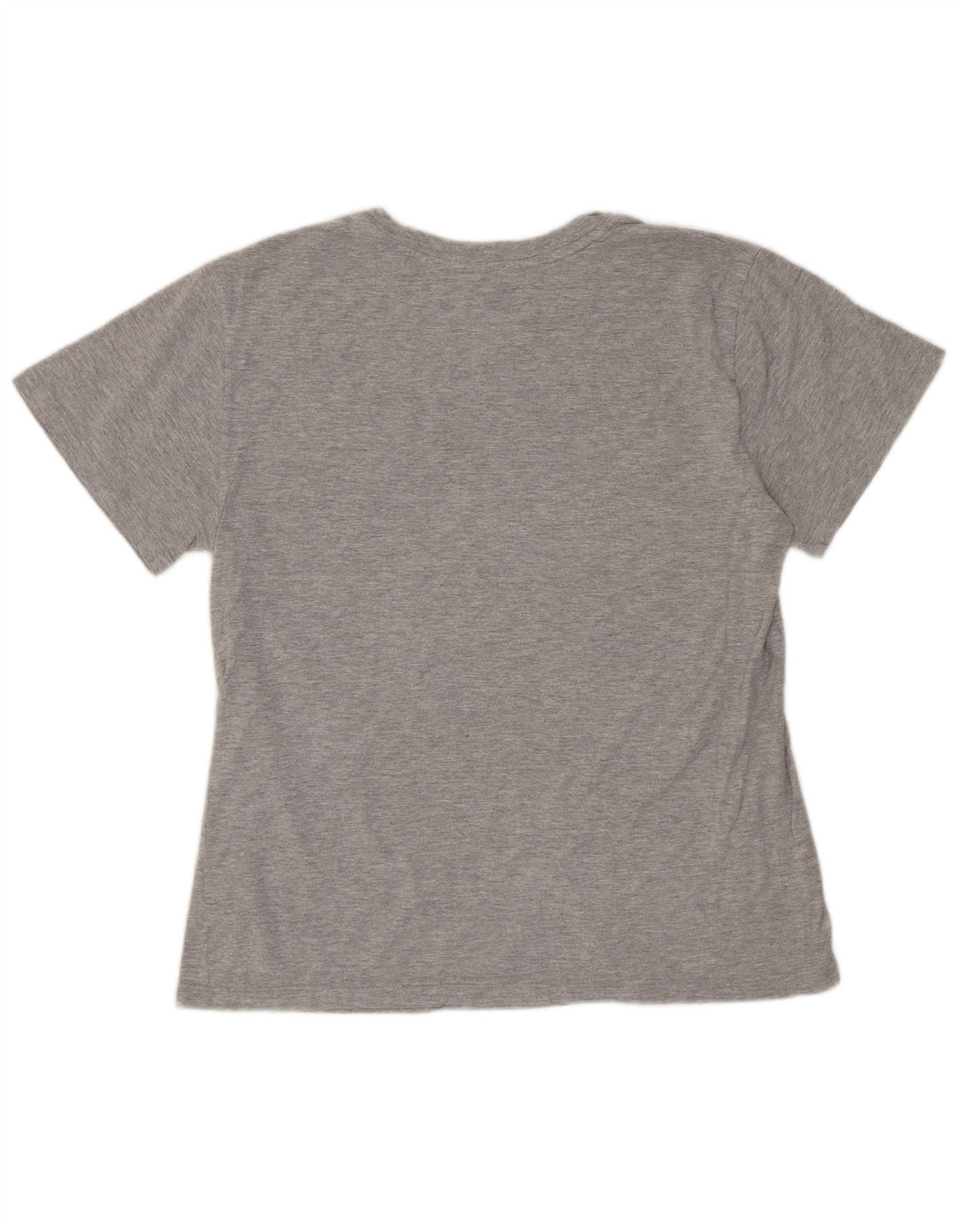 CHAMPION Womens Graphic T-Shirt Top UK 12 Medium Grey Cotton