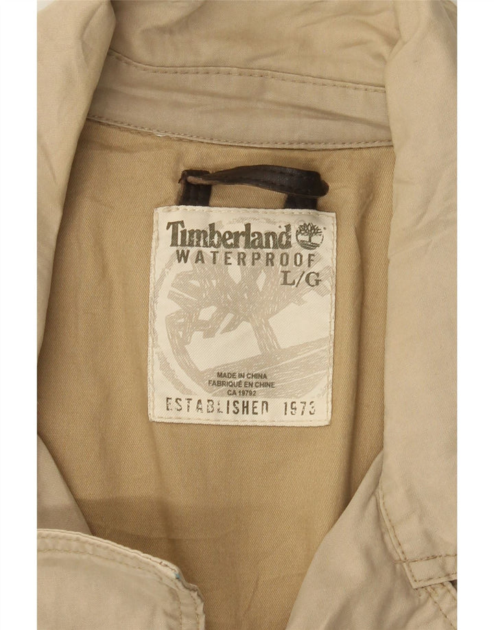 Timberland Mens Pea Coat UK 40 Large Beige