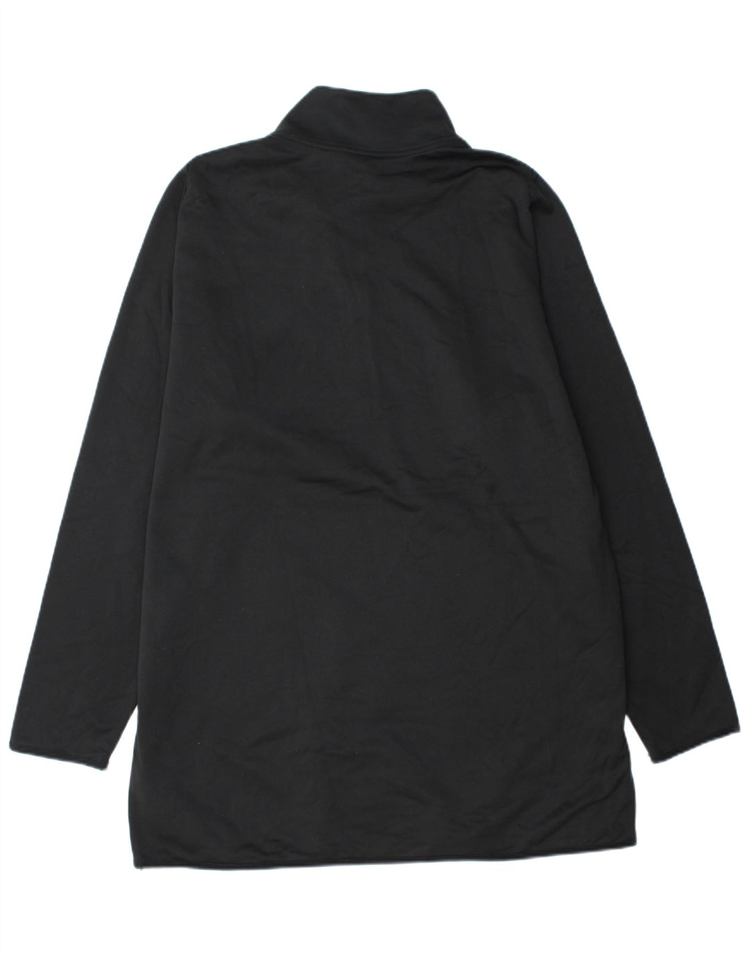 Nike Mens Tall Zip Neck Sweatshirt Jumper 3XL Black Polyester