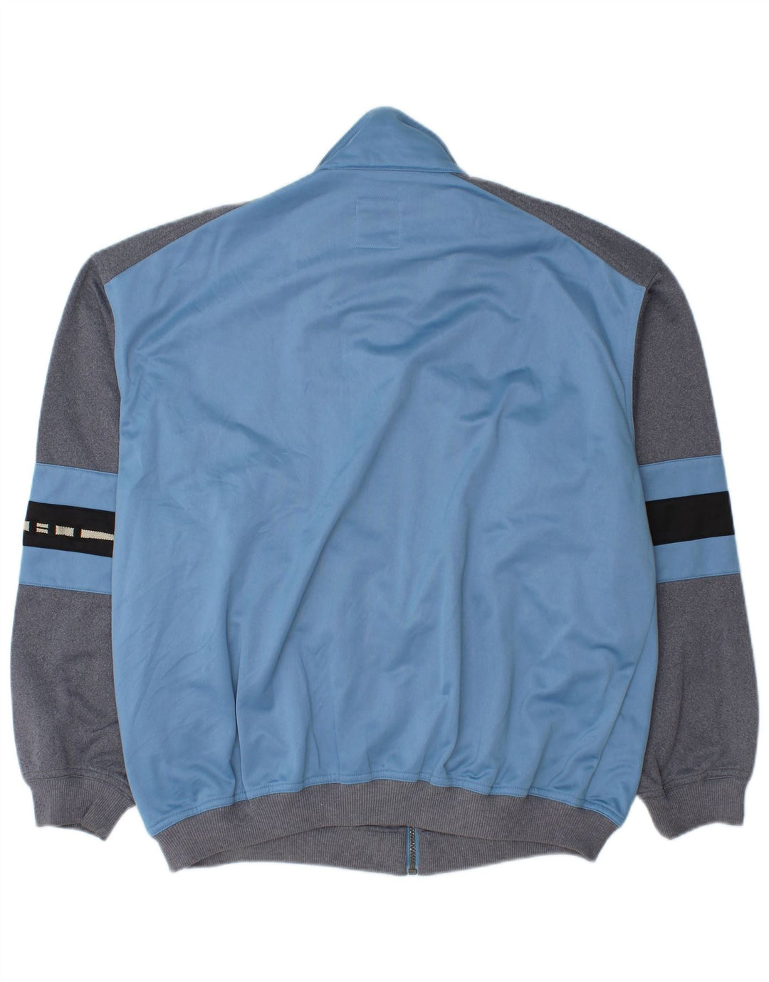 Think Pink Mens Tracksuit Top Jacket Large Blue Colourblock