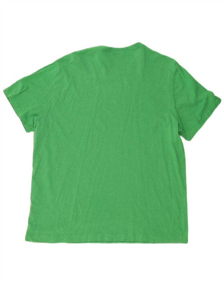 Puma Mens Graphic T-Shirt Top 2XL Green