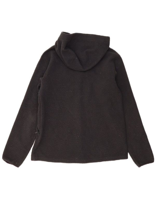 Berghaus Womens Hooded Fleece Jacket UK 10 Small Black