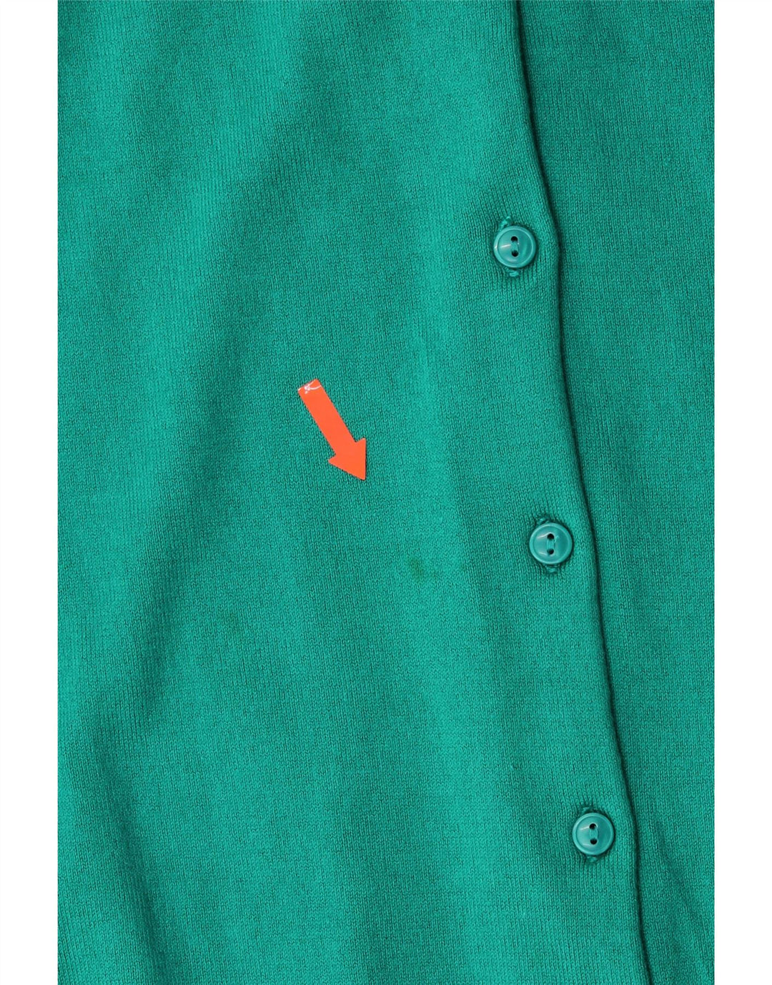 L.L.BEAN Womens Cardigan Sweater UK 18 XL Turquoise Cotton